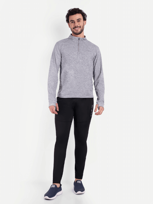 Performance 1/4 Zipper - Cloud Grey